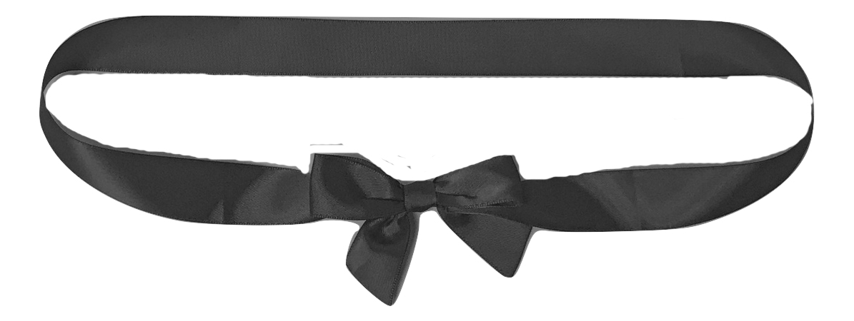 anDea Chocolate | Black Ribbon Stretch Loop W/ Bow.- anDea Chocolate ...
