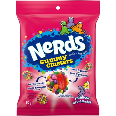 Nerds Gummy Rainbow Clusters 142g - 10/Box