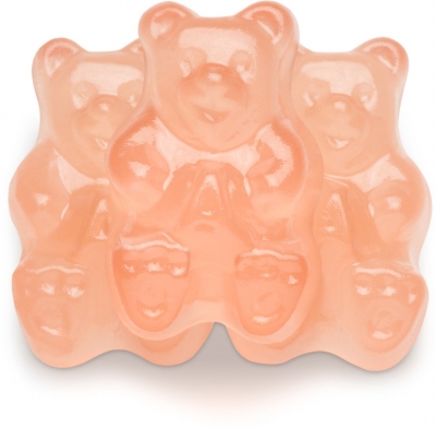 Pink Grapefruit Gummi Bears - 5lbs
