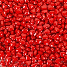 **SOLD OUT FOR 2025**<BR>Red Cinnamon Hearts - 1lb Bag