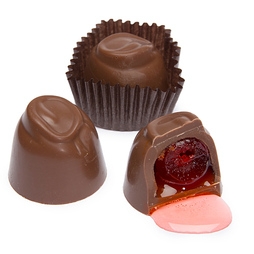 No Sugar Added Milk Chocolate Cherry Cordial - 6lb Box