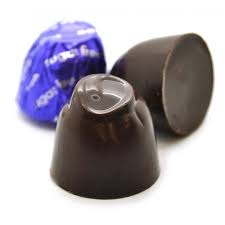 No Sugar Added Dark Chocolate Cherry Cordial - Purple Foil Wrap - 6lb Box