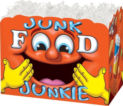Junk Food Junkie Gift Basket Box - 6ct - Large