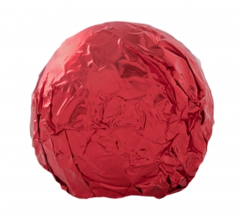 Milk Chocolate Truffle Red Foiled - 6lbs