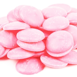 Pink Bulk Chocolate Wafers