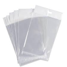 Cello Bag W/Hang Tag - 5&quot; x 7&quot;