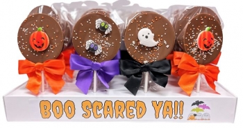 Boo Scared Ya!! Halloween Suckers - 24ct