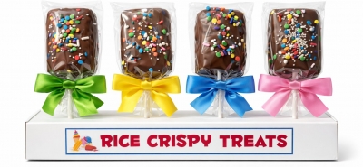 Chocolate Covered  Rice Crispy Pop  - 16 / Tray