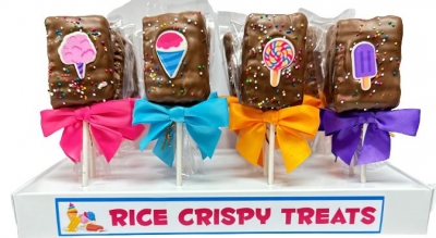 Chocolate Covered  Rice Crispy Pop  - 16 / Tray