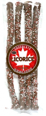 Milk Chocolate Covered Licorice - 4 per pkg - 12/Case