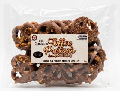 Milk Chocolate Toffee Pretzels - 100g - 8ct