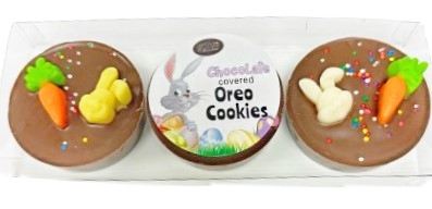 Easter Milk Chocolate 3pc Oreo Cookies - 12ct