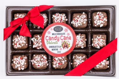 Candy Cane Velvets - Milk Chocolates- 12ct