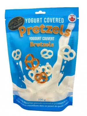 Yogurt Covered Pretzels - 100g Gift Bags - 12/Case