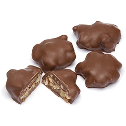 Milk Chocolate Covered Pecan Caramel Patties - 4lb Boxes