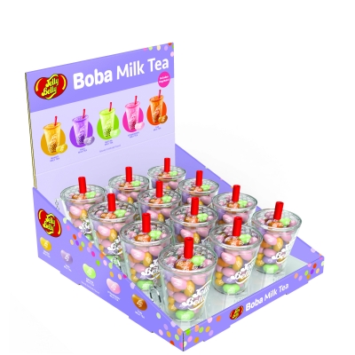 Jelly Belly Boba Milk Tea Mini Cup - 24ct