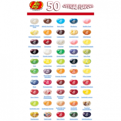 Jelly Belly 49 Flavours Jelly Beans - 10lb Case