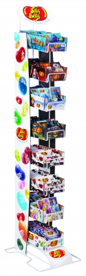 Jelly Belly Caddy Rack Floor Display