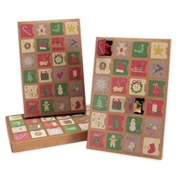 1 1/2 lb Advent Calendar - 25ct - Kraft