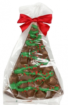 Festive Chocolate Pizza Slice