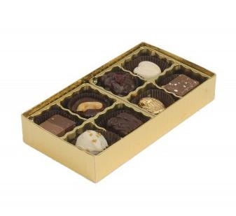 1/4lb Clear Vinyl Lid Candy Box - Rectangle
