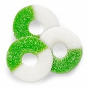 Green Apple Gummi Rings - 4.5lb Bag