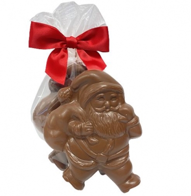 **SOLD OUT FOR 2025** <br>Jolly Santa Milk Chocolate- 12ct