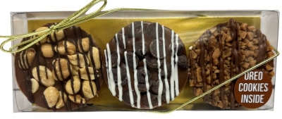 Chocolate Oreo Cookie 3pc - 12ct